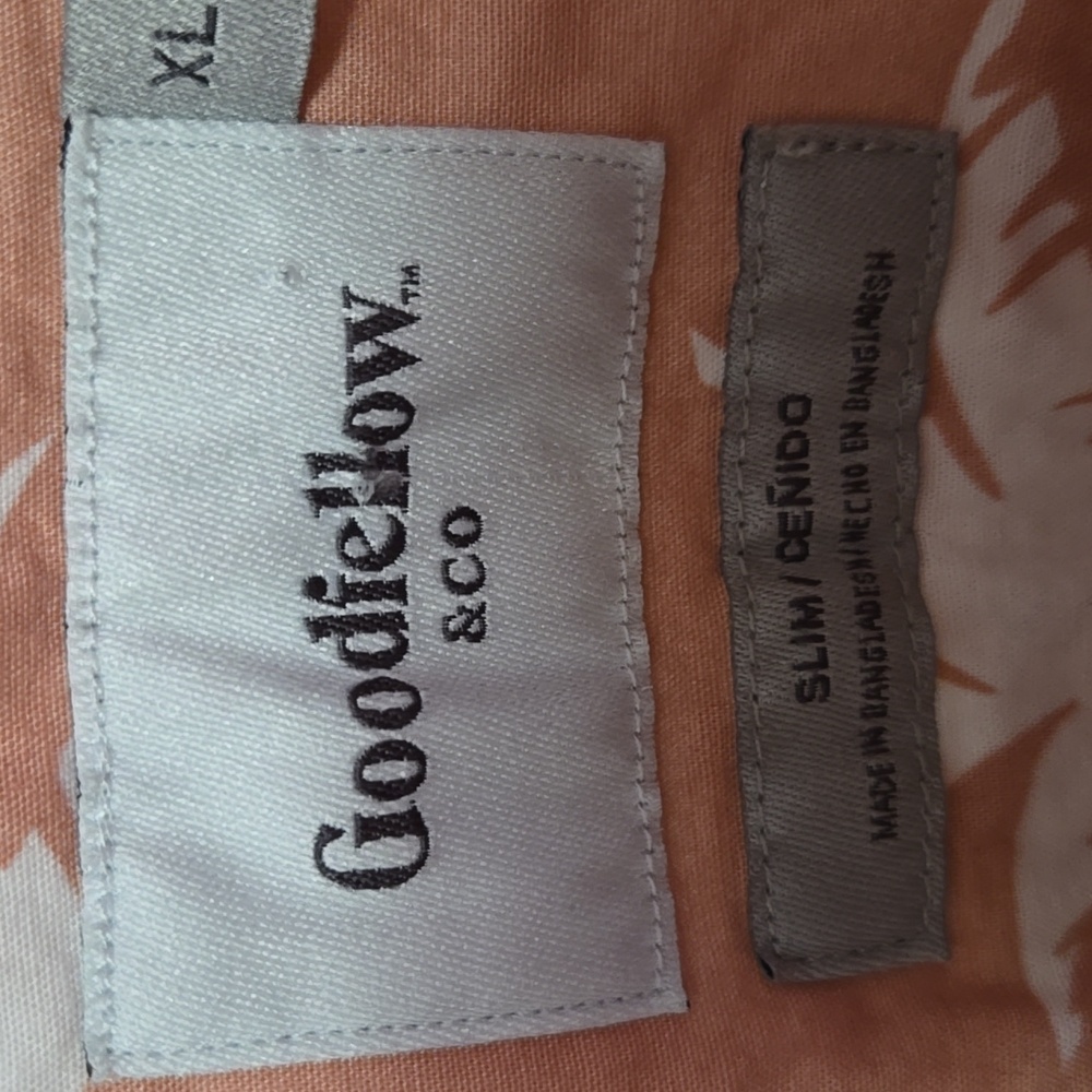 Goodfellow & Co Men's Coral Palm Print Shirt - Picture 4 of 10
